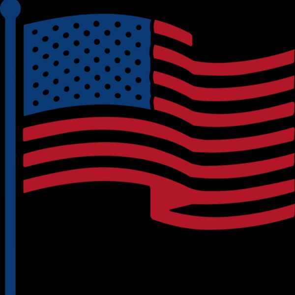 US Flag in Pole Thumbnail