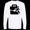 Unisex Gold Soft Touch Long Sleeve T-Shirt Thumbnail