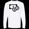 Unisex Gold Soft Touch Long Sleeve T-Shirt Thumbnail