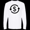 Unisex Gold Soft Touch Long Sleeve T-Shirt Thumbnail