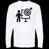 Unisex Gold Soft Touch Long Sleeve T-Shirt Thumbnail
