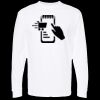 Unisex Gold Soft Touch Long Sleeve T-Shirt Thumbnail