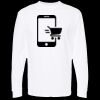 Unisex Gold Soft Touch Long Sleeve T-Shirt Thumbnail