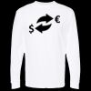 Unisex Gold Soft Touch Long Sleeve T-Shirt Thumbnail