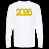 Unisex Gold Soft Touch Long Sleeve T-Shirt Thumbnail