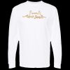 Unisex Gold Soft Touch Long Sleeve T-Shirt Thumbnail