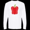 Unisex Gold Soft Touch Long Sleeve T-Shirt Thumbnail