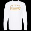 Unisex Gold Soft Touch Long Sleeve T-Shirt Thumbnail