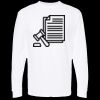 Unisex Gold Soft Touch Long Sleeve T-Shirt Thumbnail