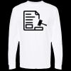 Unisex Gold Soft Touch Long Sleeve T-Shirt Thumbnail