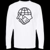 Unisex Gold Soft Touch Long Sleeve T-Shirt Thumbnail