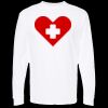 Unisex Gold Soft Touch Long Sleeve T-Shirt Thumbnail