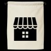 Double Cinch Recycled Canvas Shoe and Accessory Bag Thumbnail