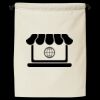 Double Cinch Recycled Canvas Shoe and Accessory Bag Thumbnail