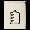 Double Cinch Recycled Canvas Shoe and Accessory Bag Thumbnail