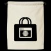 Double Cinch Recycled Canvas Shoe and Accessory Bag Thumbnail