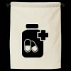 Double Cinch Recycled Canvas Shoe and Accessory Bag Thumbnail