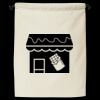 Double Cinch Recycled Canvas Shoe and Accessory Bag Thumbnail