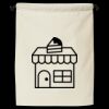 Double Cinch Recycled Canvas Shoe and Accessory Bag Thumbnail