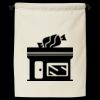 Double Cinch Recycled Canvas Shoe and Accessory Bag Thumbnail