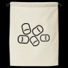 Double Cinch Recycled Canvas Shoe and Accessory Bag Thumbnail