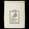 Double Cinch Recycled Canvas Shoe and Accessory Bag Thumbnail