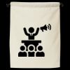 Double Cinch Recycled Canvas Shoe and Accessory Bag Thumbnail