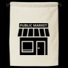 Double Cinch Recycled Canvas Shoe and Accessory Bag Thumbnail