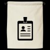 Double Cinch Recycled Canvas Shoe and Accessory Bag Thumbnail