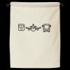 Double Cinch Recycled Canvas Shoe and Accessory Bag Thumbnail