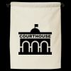 Double Cinch Recycled Canvas Shoe and Accessory Bag Thumbnail