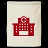 Double Cinch Recycled Canvas Shoe and Accessory Bag Thumbnail