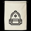 Double Cinch Recycled Canvas Shoe and Accessory Bag Thumbnail