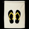 Double Cinch Recycled Canvas Shoe and Accessory Bag Thumbnail