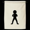 Double Cinch Recycled Canvas Shoe and Accessory Bag Thumbnail